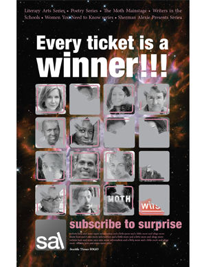 Seattle Arts and Lectures poster