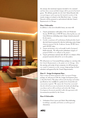  W Hotel Proposal 