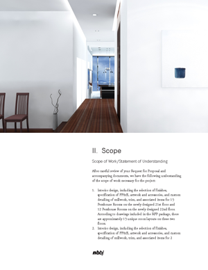 W Hotel Proposal