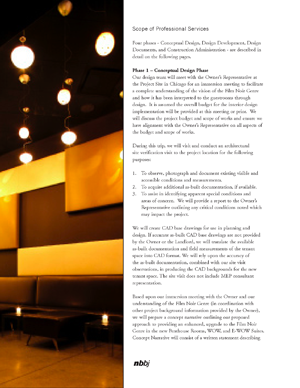  W Hotel Proposal 