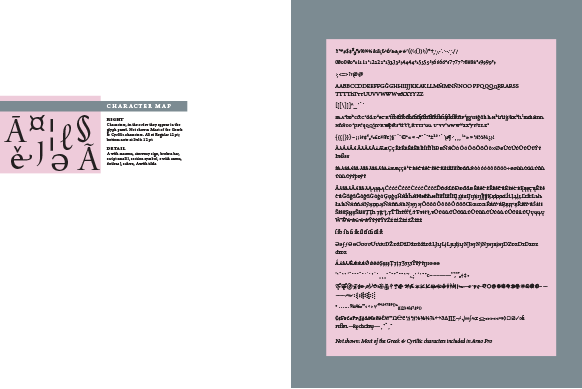 Arno Pro Specimen Book