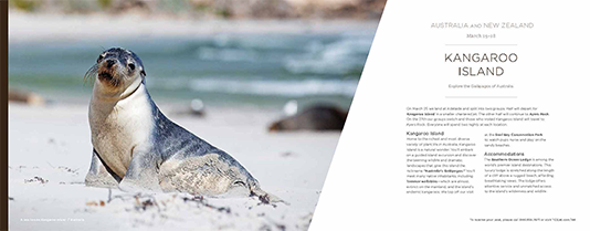 TCS World Travel Australia and New Zealand brochure