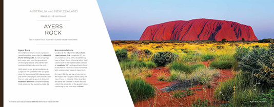 TCS World Travel Australia and New Zealand brochure